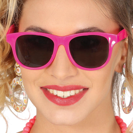 Occhiali di protezione rosa neon