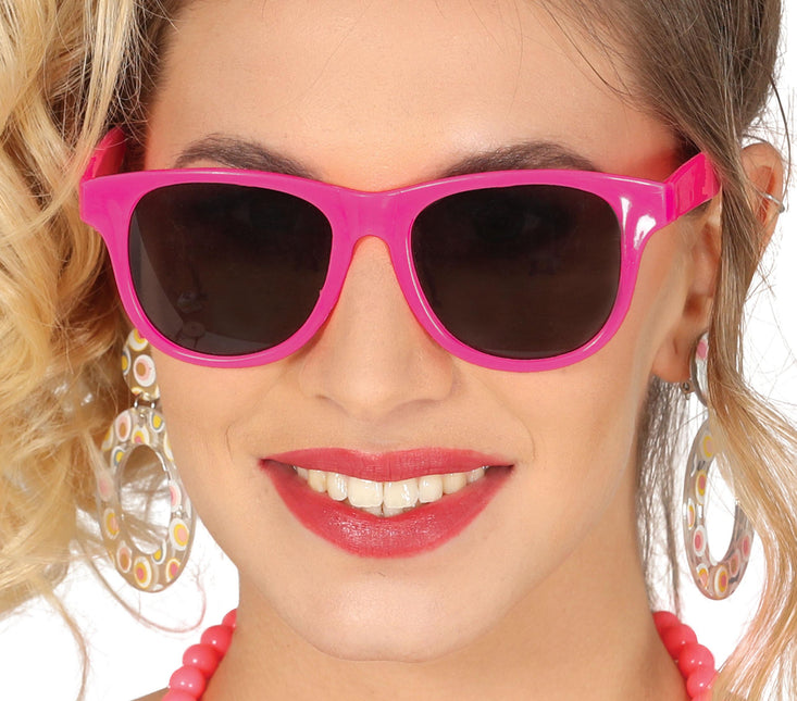 Occhiali di protezione rosa neon