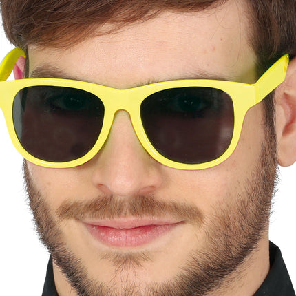 Occhiali da vista giallo neon