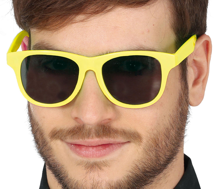 Occhiali da vista giallo neon