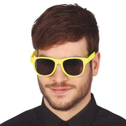 Occhiali da vista giallo neon