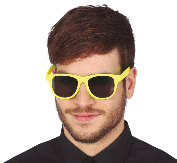 Occhiali da vista giallo neon