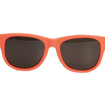 Occhiali arancioni neon
