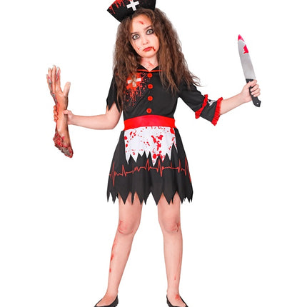 INFERMIERA ZOMBIE NERA