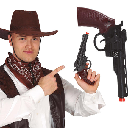 Fucile da cowboy nero 30 cm