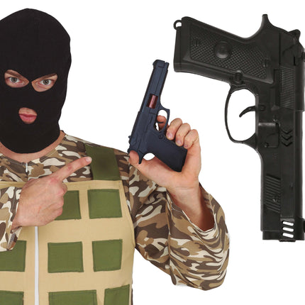 Pistola nera 24 cm