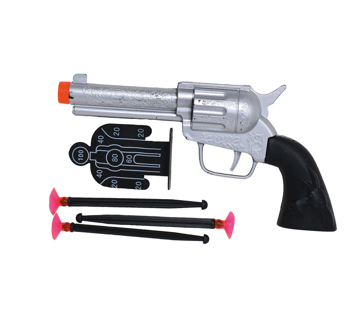 Fucile da cowboy argento 24 cm
