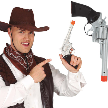 Fucile Cowboy Argento 32cm