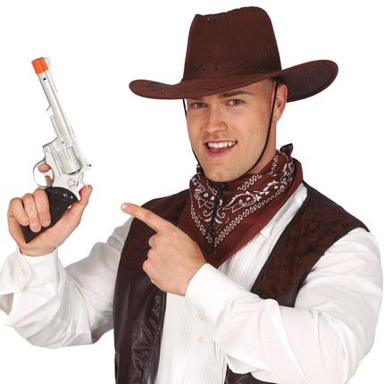 Fucile Cowboy Argento 32cm