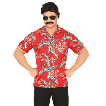 Camicetta Hawaii Pappagalli
