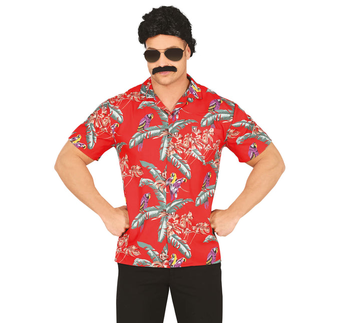 Camicetta Hawaii Pappagalli