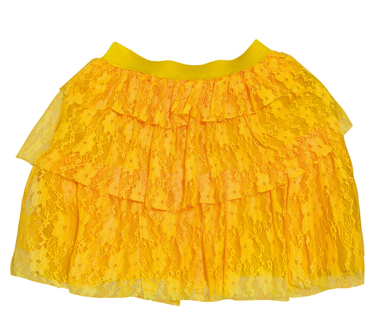 Gonna anni '80 giallo neon