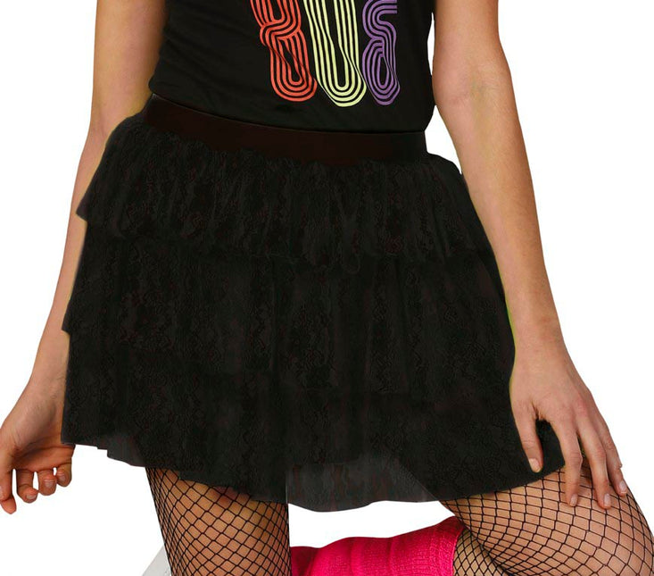 Gonna anni '80 nera