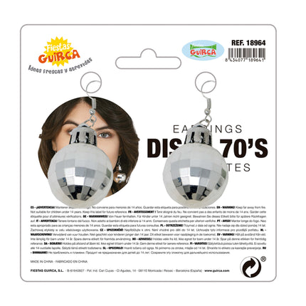 Orecchini Disco Ball 2 pezzi