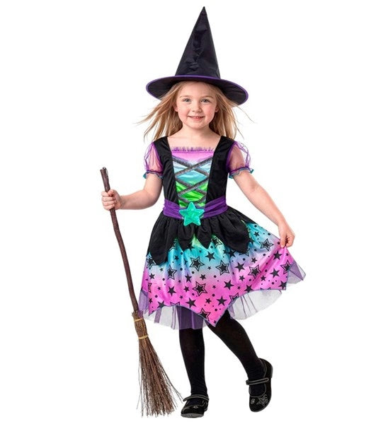 Costume da strega delle stelle per bambini