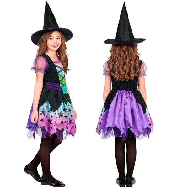 Costume da strega delle stelle per bambini