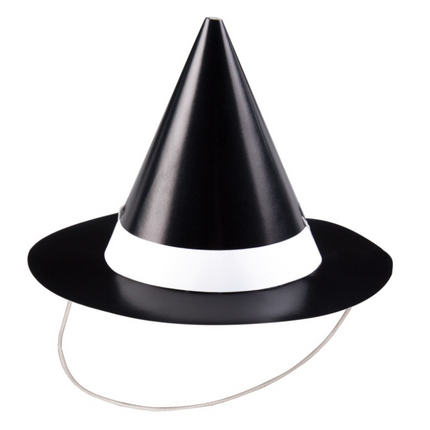 8 CAPPELLINI DA FESTA "MINI WITCH"