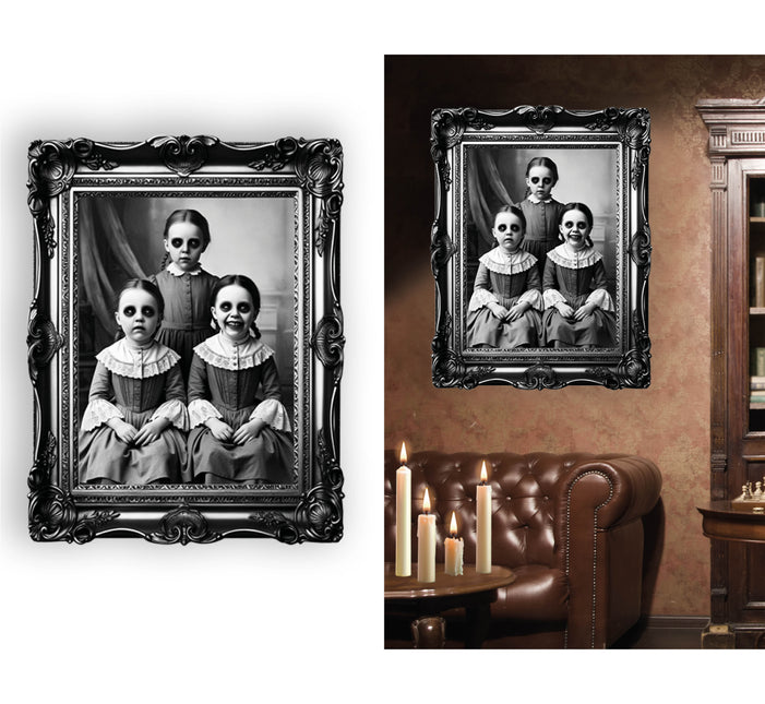 Adesivo murale Halloween Famiglia Horror 58 cm