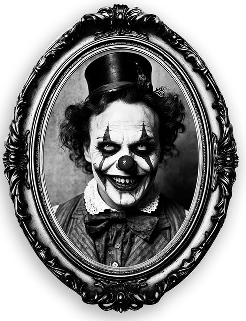 Adesivo murale Halloween Horror Clown 30 cm