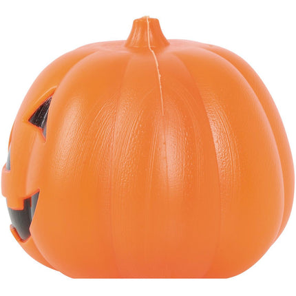 Zucca di Halloween con luce 15 cm