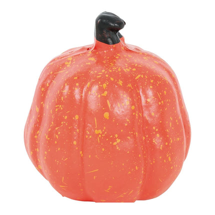 Zucca di Halloween Deluxe con luce 15 cm