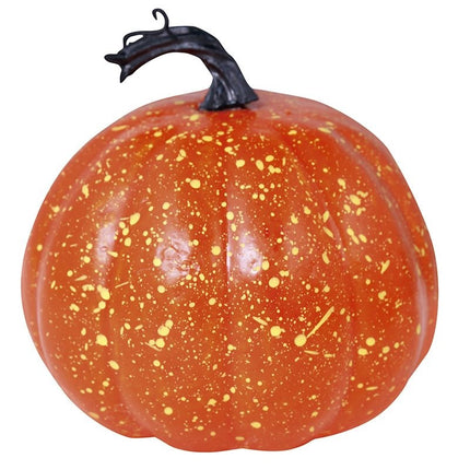 Zucca di Halloween con luce 20 cm