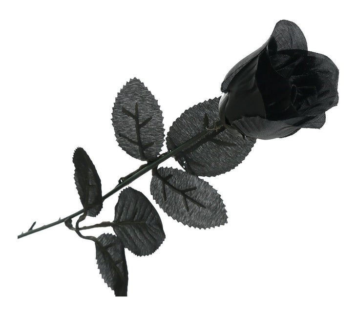 Rosa nera di Halloween 42 cm