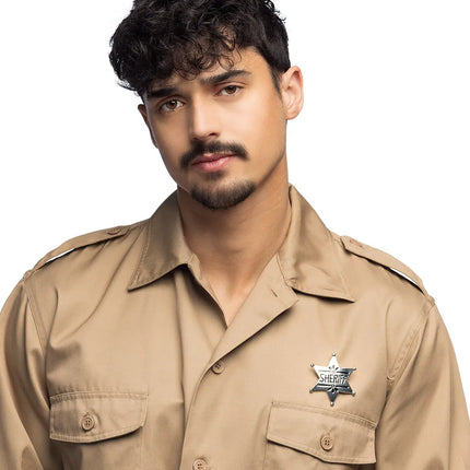 Distintivo "Sheriff" in metallo