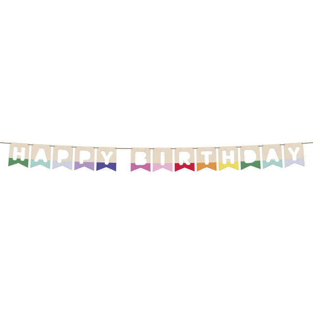 Ghirlanda di lettere di buon compleanno 4m