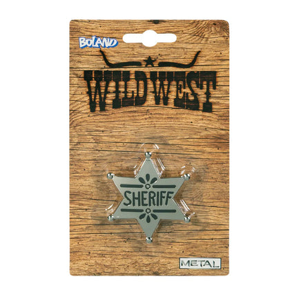 Distintivo "Sheriff" in metallo