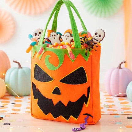 BORSA “TRICK OR TREAT” A FORMA DI ZUCCA
