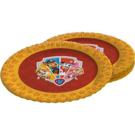 Segnaletti Paw Patrol arancioni 23 cm, 8 pezzi