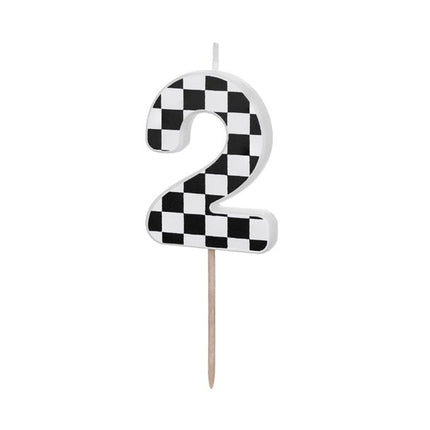 2 Jaar Kaars Race 5,5cm - Partywinkel - 5904555030947