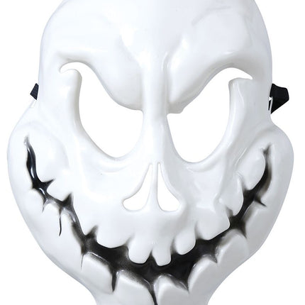 Maschera di Halloween bianca da fantasma