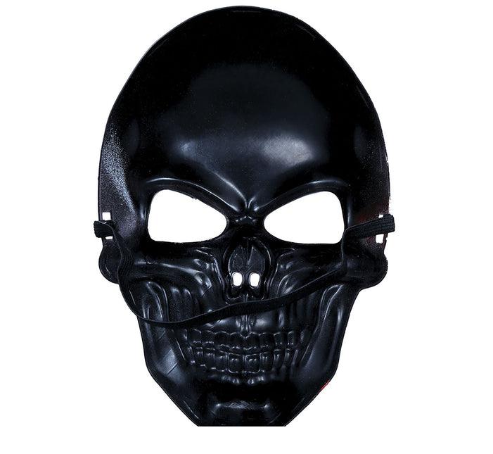 Maschera di Halloween bianca e rossa Teschio