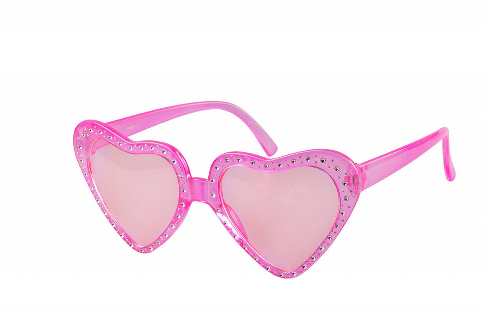 Occhiali Cuore Pietre Rosa