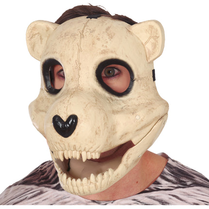 Maschera di Halloween con orso in movimento
