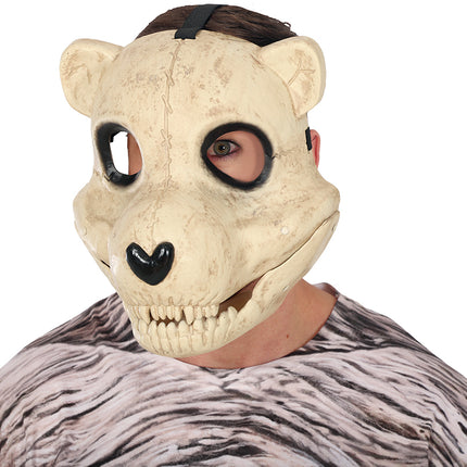 Maschera di Halloween con orso in movimento