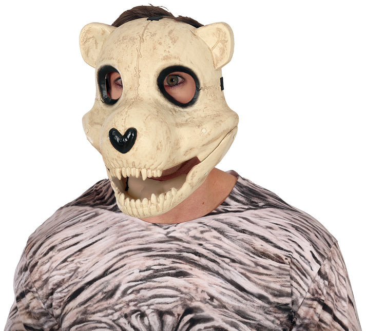Maschera di Halloween con orso in movimento