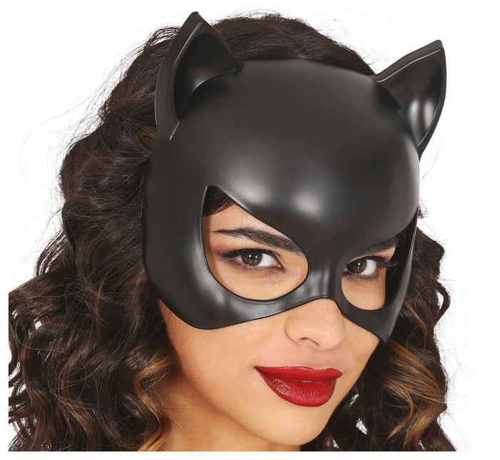 Maschera Catwoman mezza faccia