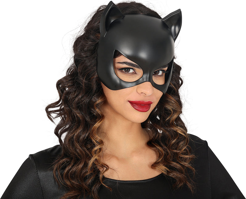 Maschera Catwoman mezza faccia