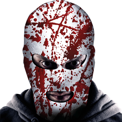 Passamontagna Halloween Sangue Bianco