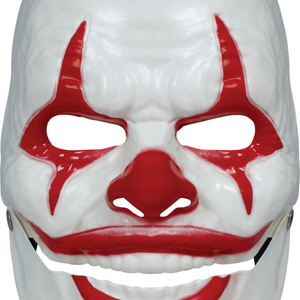 Maschera rossa da clown sorridente