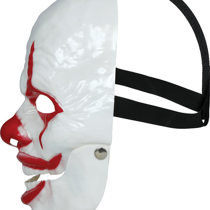 Maschera rossa da clown sorridente
