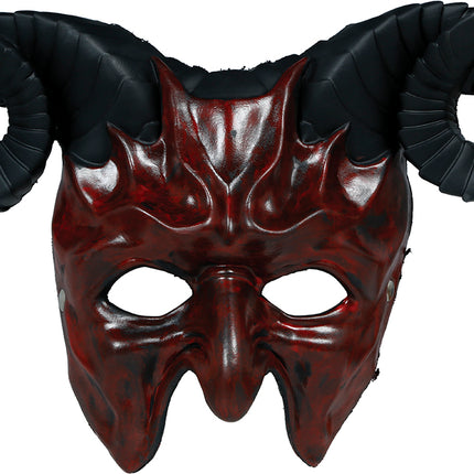 Maschera di Halloween "Mezzo diavolo"