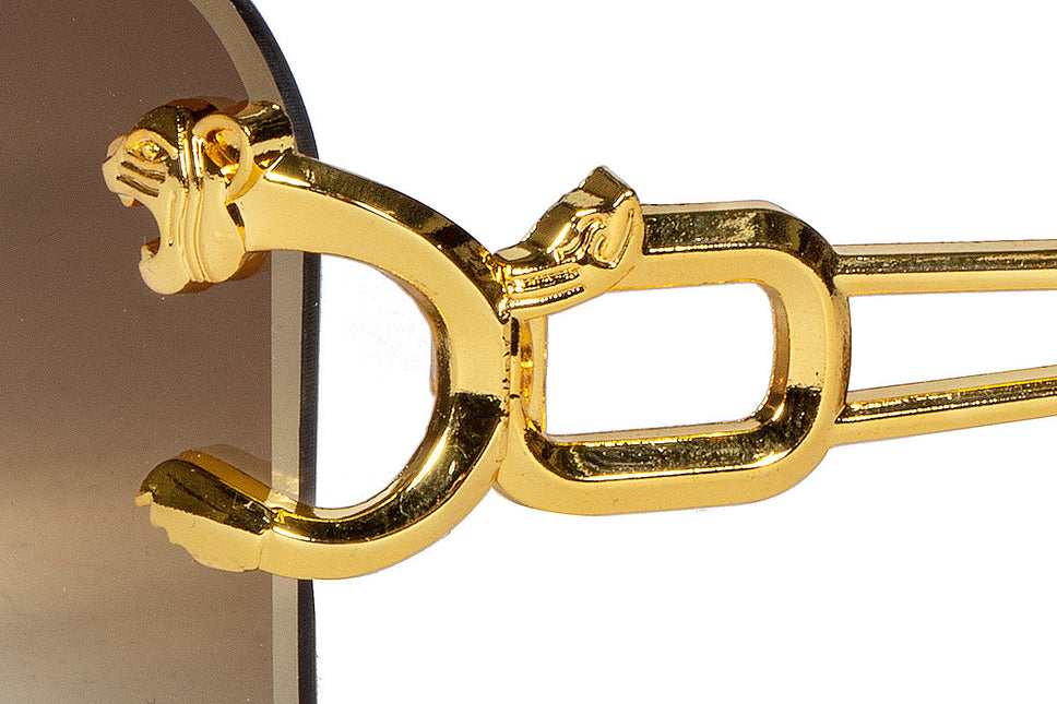 Occhiali Panther Oro