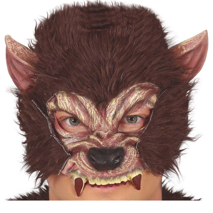 Maschera Capelli di lupo mannaro