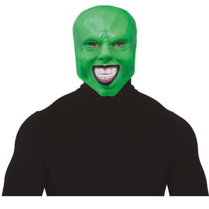 Maschera verde aliena