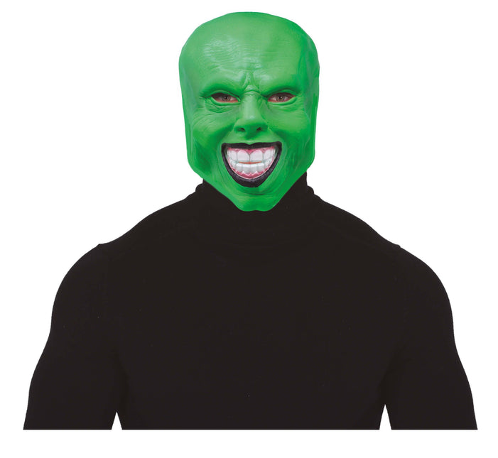Maschera verde aliena
