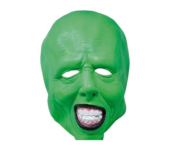 Maschera verde aliena